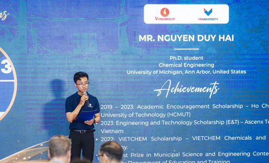 Nam sinh giành Học bổng Vingroup: Trở thành Thạc sĩ chỉ sau 6 tháng tốt nghiệp ĐH